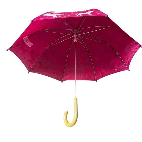 Magical Pink Unicorn Kids Umbrella - Picture 3 of 6